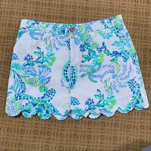 Lilly Pulitzer Colette Scallop Hem Skort